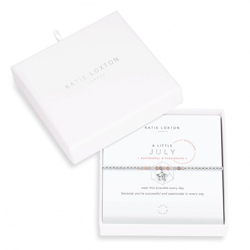 Explore Our Exciting Line of A Little Birthstone July Sunstone Bracelet  Katie Loxton. Unique Designs You'll Not Find Anywhere Else
